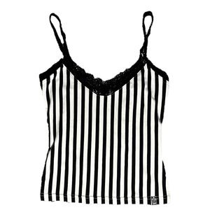 Gothic Pinstriped Tank Top
